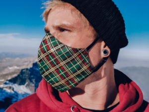 Herren Seiden Stoffmaske Maske Mundschutz Maenner Corona Schweiz Seide Baumwolle
