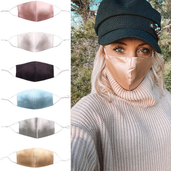Seidenmaske Stoffmaske Gesichtsmaske Seidenmaske Stoffmaske Gesichtsmaske