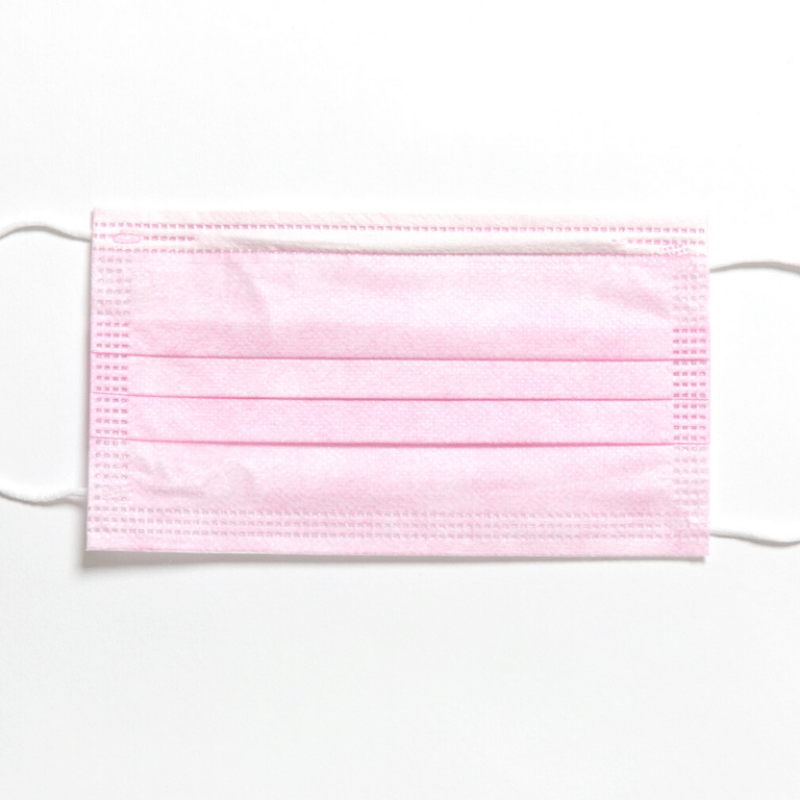 Einwegmaske Pink Hygienemaske Einwegmaske Pink Hygienemaske
