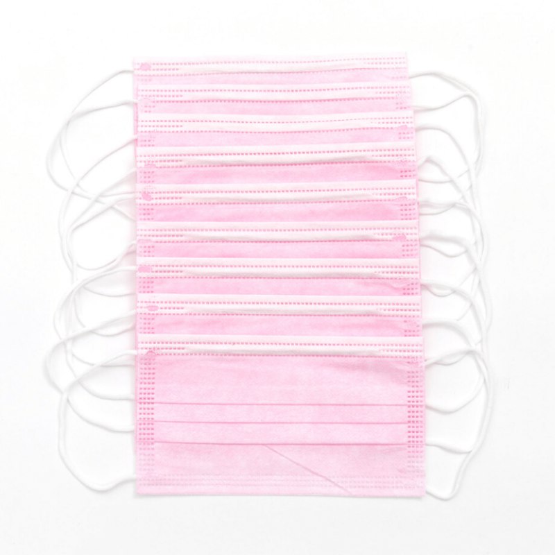 Einwegmaske Pink Hygienemaske Einwegmaske Pink Hygienemaske