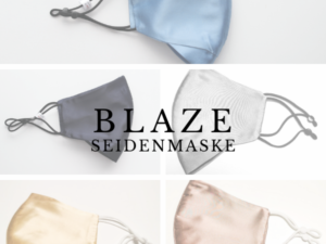 Seidenmaske Stoffmaske Blaze