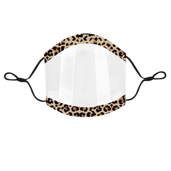 transparenTransparente Maske Leote-maske-2 Transparente Maske Leo